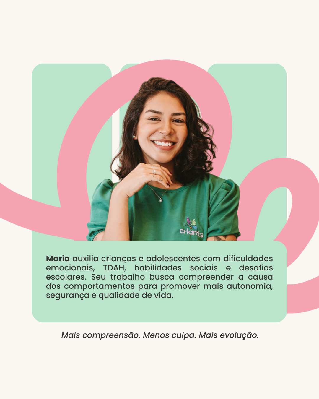 Maria — Profissional da Criants